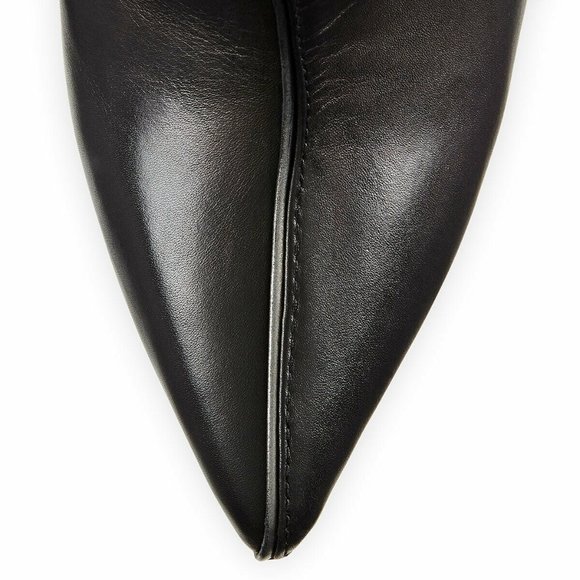 L.A.M.B. Troy Leather BLACK Ankle Boots - Picture 4 of 10